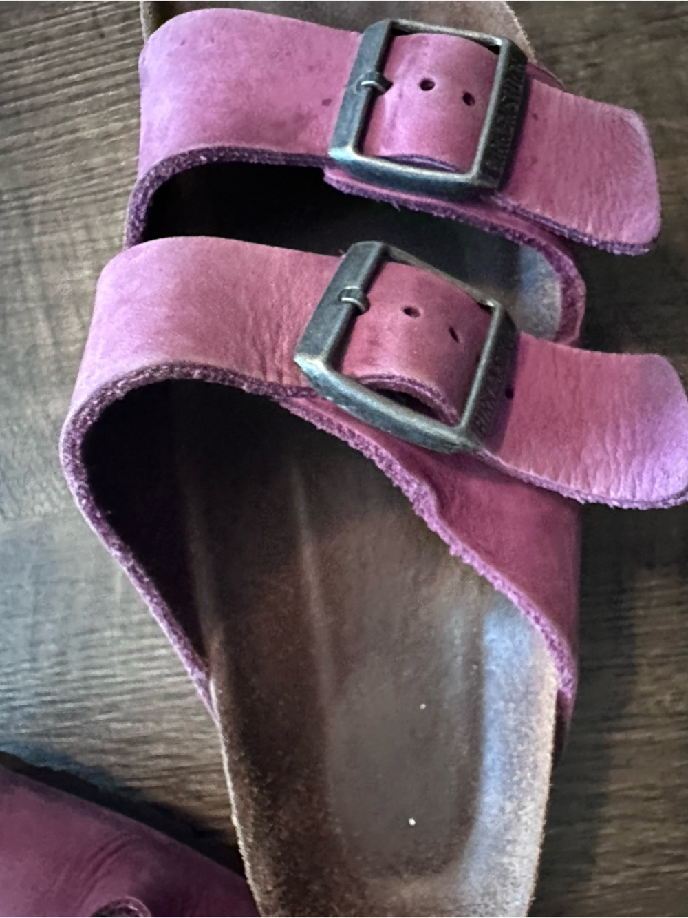 Birkenstock Lavender Pink Slide Sandals Size 38 - Picture 3 of 6